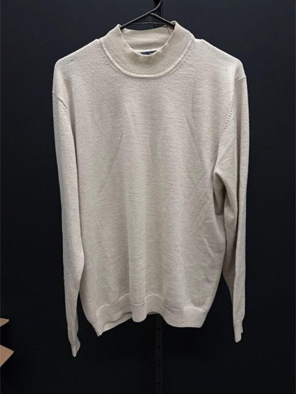 Brooks Brothers 346 Beige Merino Wool Sweater